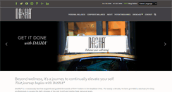 Desktop Screenshot of dashawellness.com